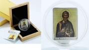 Cook Islands 5 dollars Cook Islands 5 dollars Patron Saints series St. Andrew proof silver coin 2011 -
