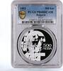Bulgaria 500 leva Bulgaria 500 leva European Community St.Theodor Stratilat PR68 PCGS silver 1993 -