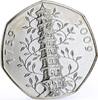United Kingdom 50 pence Great Britain 50 pence 250 Years of Kew Gardens Royal Symbols CuNi coin 2009 -