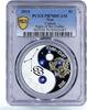 Niue 1 dollar Niue 1 dollar Zodiac Signs series Cancer PR70 PCGS colored silver coin 2014 -