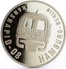 Liberia 10 dollars Liberia 10 dollars Transrapid-08 Train Railways Railroad proof silver coin 1999 -