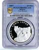 Belarus 20 rubles Belarus 20 rubles Endangered Wildlife Two Wolves PR69 PCGS silver coin 2007 -