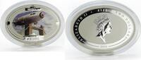 Fiji 2 dollars Fiji 2 dollars Famous Airships British R-34 colored silver coin 2009 -