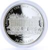 Liberia 20 dollars Liberia 20 dollars Trains Railway Locomotive Alcos Bo Bo silver coin 2001 -