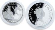 Fiji 2 dollars Fiji 2 dollars Mythologies of the World The Muses Erato Poetry silver coin 2011 -