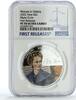Niue 2 dollars Niue 2 dollars Science Physics Marie Curie PF70 NGC First Release Ag coin 2022 -