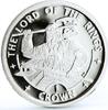 Isle of Man 1 crown Isle of Man 1 crown Lord of the Rings Gnome Warrior Gimli proof silver coin 2003 -