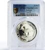 Bahrain 5 dinars Bahrain 5 dinars World Wildlife Fund series Gazelle PR69 PCGS silver coin 1986 -