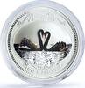 Niue 2 dollars Niue 2 dollars Love is Precious Black Swans proof silver coin 2009 -