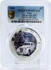 Niue 2 dollars Niue 2 dollars Old Soviet Cars Moskvich 400 PR69 PCGS colored silver coin 2010 -
