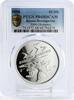 Bosnia and Herzegovina 10 marka Bosnia and Herzegovina 10 marka Olympics Javelin Thrower PR68 PCGS Ag coin 1998 -