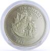 Bahamas 10 dollars Bahamas 10 dollars Columbus Queen Isabella San Salvador Ship silver coin 1987 -
