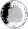 Mongolia 500 togrog Mongolia 500 togrog Seafaring Ship Clipper Marco Polo Homeward silver coin 2003 -