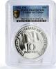 Trinidad and Tobago 10 dollars Trinidad and Tobago 10 dollars Independence National Flag PR69 PCGS silver coin 1982 -