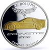 Palau 100 dollars Palau 100 dollars General Motors Sportscar Corvette Car proof silver coin 2008 -