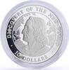 Bahamas 10 dollars Bahamas 10 dollars Discovery of the New World Columbus proof silver coin 1990 -
