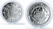Liberia 5 dollars Liberia 5 dollars Apostle Paulus Faith Religoin goldplated silver coin 2009 -