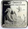 Turkey 7500000 lira Turkey 7500000 lira Endangered Wildlife Marbled Duck Bird Fauna silver coin 2001 -
