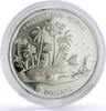 Fiji 10 dollars Fiji 10 dollars Protect Our World Wildlife Ship Clipper proof silver coin 1993 -