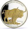 Cook Islands 5 dollars Cook Islands 5 dollars Conservation Wildlife Buffalo Bull Fauna silver coin 2009 -