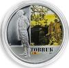 Australia 1 dollar Australia 1 dollar Famous Battles Tobruk 1941 coloured proof silver coin 2011 -