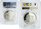 Turkey 30 lira Turkey 30 lira Safranbolu City Landscape Bank Building PR68 PCGS silver coin 2007 -