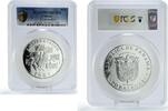 Panama 20 balboas Panama 20 balboas Simon Bolivar Libertador Politics PR70 PCGS silver coin 1981 -