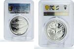 Marshall Islands 50 dollars Marshall Islands 50 dollars Marine Life Minke Whale PR70 PCGS silver coin 1993 -