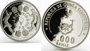 Equatorial Guinea 2000 ekuele Equatorial Guinea 2000 ekuele FIFA World Cup Argentina proof silver coin 1978 -