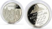 Hungary 5000 forint Hungary 5000 forint UNESCO World Heritage series Holloko proof silver coin 2003 -