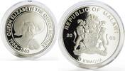 Malawi Malawi 10 kwacha 1st Anniversary of Death of the Queen Mother silver coin 2003 10 kwacha 2003 PP