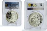 Marshall Islands 50 dollars Marshall Islands 50 dollars Marine Life Beluga Whale PR68 PCGS silver coin 1993 -