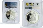 Zambia 100 kwacha Zambia 100 kwacha Conservation Wildlife Leopard Fauna PR67 PCGS silver coin 1998 -