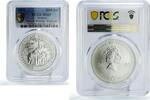 Zambia 5000 kwacha Zambia 5000 kwacha African Wildlife Elephant Matte MS69 PCGS silver coin 2003 -