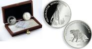 Mongolia 500 togrog Mongolia set 2 coins Dinosaurs Series proof silver coin 2001 -