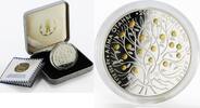 Kazakhstan 500 tenge Kazakhstan 500 tenge Homeland of Apples gilded proof silver coin 2013 -
