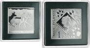 Niue 1 dollar Niue 1 dollar Series Oddities of Nature Pronghorn Antilocapra silver coin 2010 -