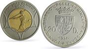 Andorra 20 diners Andorra 20 diners Sydney Olympic Games Javelin Throw Matte gold silver coin 1998 -