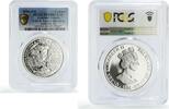 United Kingdom 1 crown Falkland Islands 1 crown James Clark Ross Antarctic Ship PR68 PCGS silver coin 2006 -
