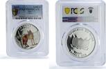 Niger 1000 francs Niger 1000 francs Predators Animals Coyote Dog Fauna PR69 PCGS silver coin 2013 -