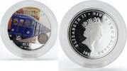 Niue 2 dollars Niue 2 dollars Soviet Transport Metro proof colored silver coin 2010 -