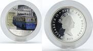 Niue 2 dollars Soviet Transport Trolleybus proof colored -