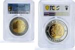 Malawi 10 kwacha Malawi 10 kwacha Lien Chan Vice President PL67 PCGS silvered bronze coin 2004 -