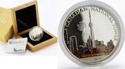 Palau 5 dollars Palau 5 dollars World of Wonders Canadian Tower Architecture silver coin 2011 -