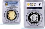 Jamaica Jamaica 50 dollars Bob Marley Gilt Singer Music PR 69 PCGS silver coin 2005 50 dollars 2005 PP