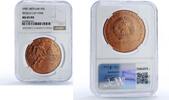 Vietnam Vietnam 10 dong Football Soccer World Cup USA 1994 MS 65 NGC copper coin 1992 10 dong 1992 BU