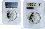 Andorra 10 diners Andorra 10 diners Treaty of Rome EU Conference Woman PR69 PCGS silver coin 1997 -