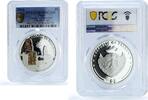 Palau 5 dollars Palau 5 dollars Colossi Memnon Egypt KM-710 Wonders PR 70 PCGS silver coin 2014 -