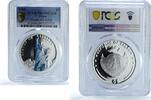 Palau 5 dollars Palau 5 dollars Statue Liberty USA KM-290 Wonders PR 69 PCGS silver coin 2010 -