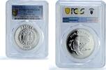 Belize 5 dollars Belize 5 dollars Elizabeth II KM-96a Toucan Bird PR 69 PCGS silver coin 1984 -